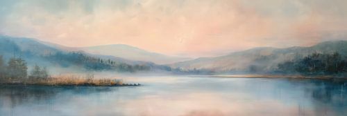 Nevelige Meren Ochtend