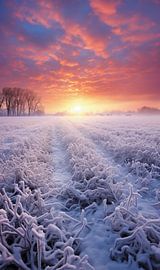 Goldene Stunde im Winter