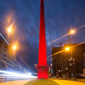 StrijpS Schoorsteen in de Avond van Jeroen Knippenberg