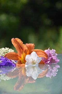 Bloemen uit de tuin by Claude Laprise