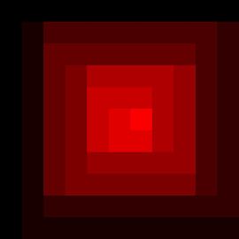 Outside in (Red) by Wim van Amelsfoort