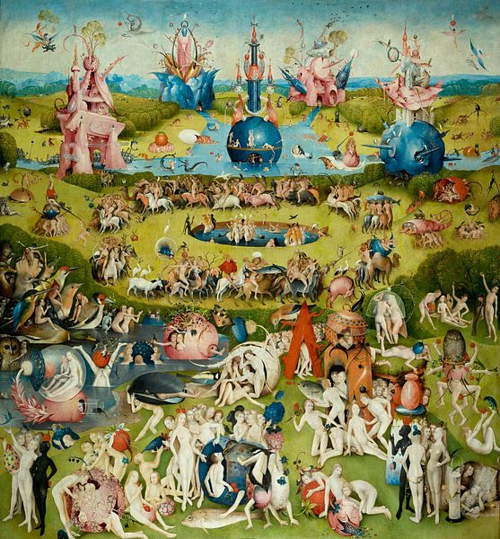 Der Garten der Lüste, Hieronymus Bosch von 1000 Schilderijen