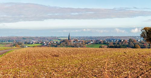 Panorama van Vijlen tijdens de herfst van 2020