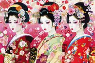 Japanse Geisha's van Egon Zitter thumbnail
