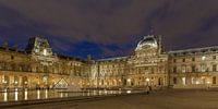The Louvre Museum in Paris by Night - 1 by Tux Photography thumbnail