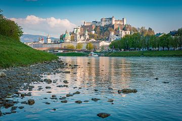 Salzburg mit Festung Hohensalzburg von Martin Wasilewski