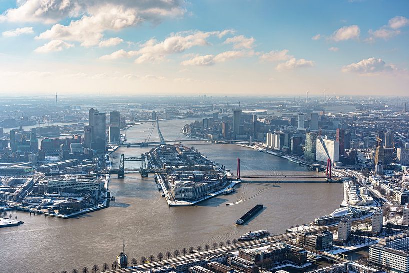 Rotterdam aus der Vogelperspektive. von Jaap van den Berg
