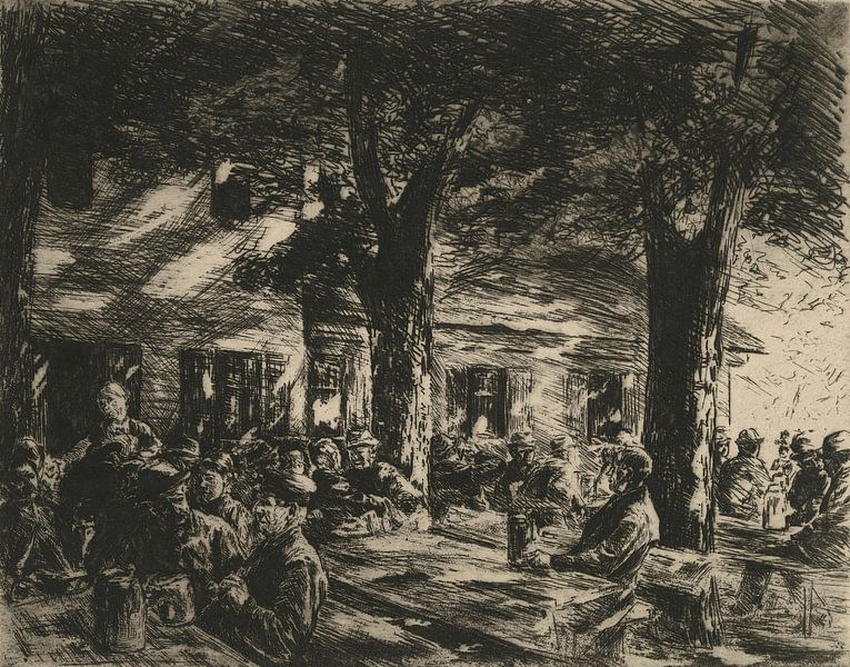 Basement garden in Rosenheim - 1895 by Atelier Liesjes