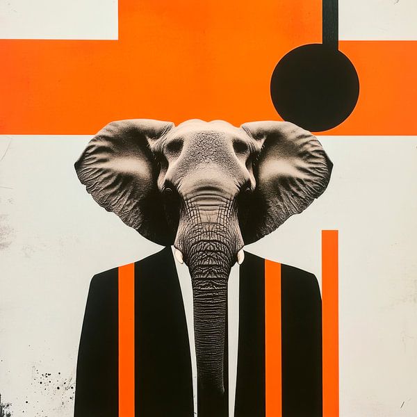 Olifant in pak: een nieuwe stijl van Poster Art Shop