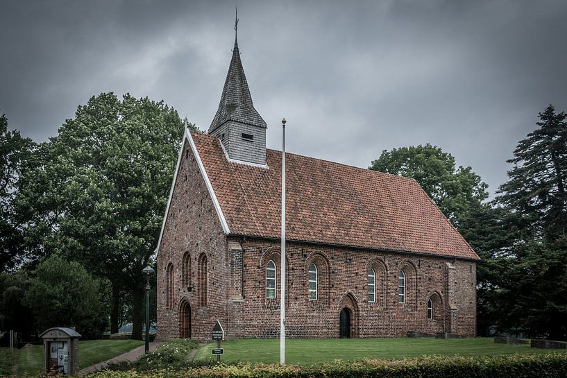 Church in Zweeloo, province of Drenthe, The Netherlands by Kees van der Rest