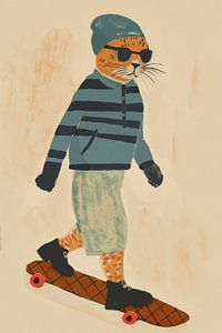 Skating Tiger