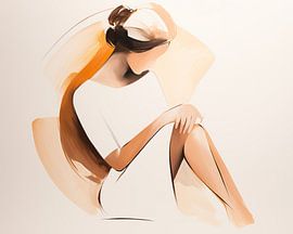 Serene Sweep by Wonderful Art