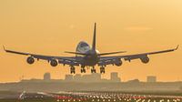 Queen of the skies landing