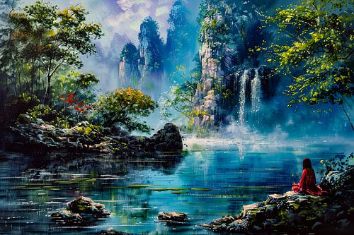 spiritueel aziatische kunst