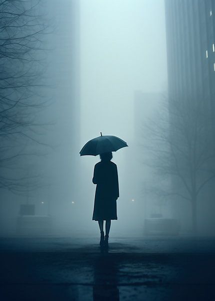 Einsam in der Stadt von fernlichtsicht