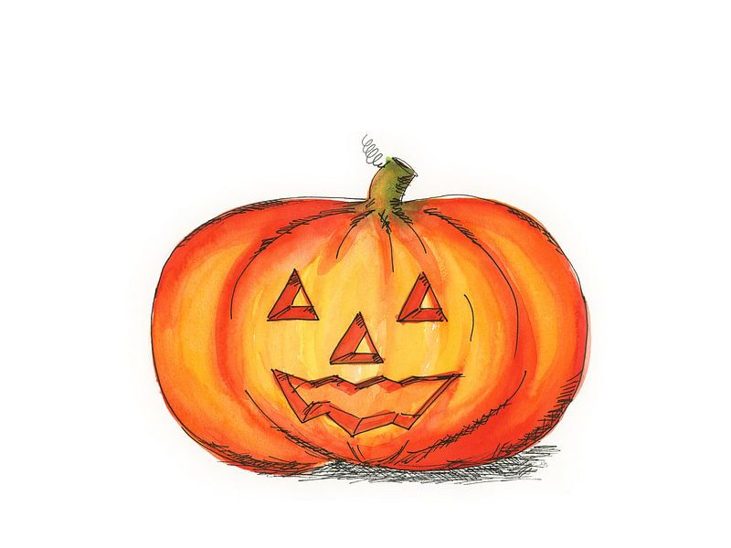 Happy pumpkin by Karen Kaspar