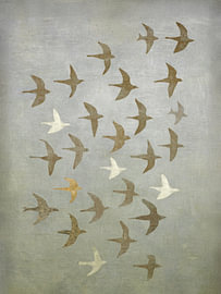 Swallows in Flight by Kathrin Pienaar