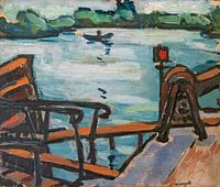 Vue de la Seine, L'embarcadère ou Paysage, Albert Marquet, 1942
