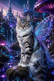 Die magische Maine-Coon-Katze, Königin des verborgenen Reiches von Robert Jan Smit