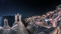 Santorini by night