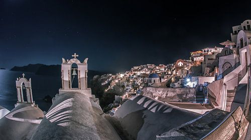 Santorini by night