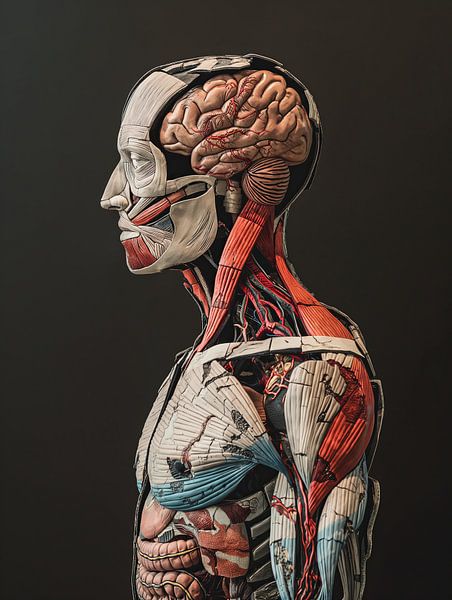 menschliche Körpermuskeln von Egon Zitter