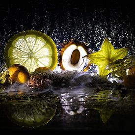 Obst im Nebel von Tanja Kurzenknabe