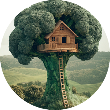 Boomhut droom van Poster Art Shop