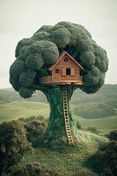 Boomhut droom van Poster Art Shop