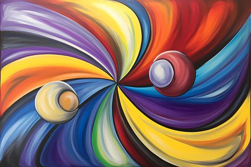 Kleurrijk Vortexspel