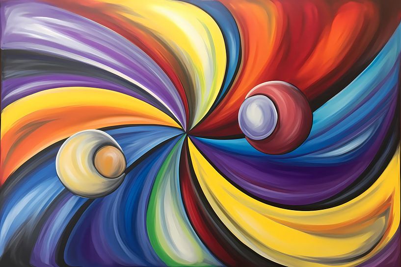 Kleurrijk Vortexspel van Art & Soul Creations