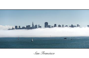 San Francisco in de mist van Wim Slootweg