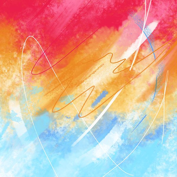 Abstrakte Arbeit von Nina Hanssen