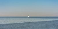 Sailing ship on a calm spring day on the IJsselmeer near Stavoren by Harrie Muis thumbnail