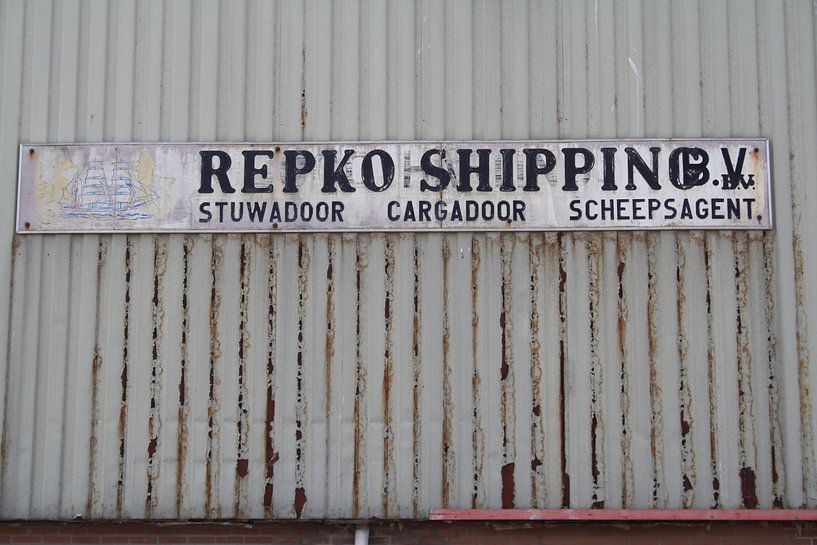 Loods in de haven van Harlingen von Jetty Boterhoek