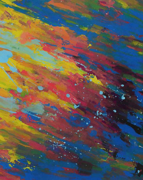 Coups de pinceau et éclaboussures par Angel Estevez