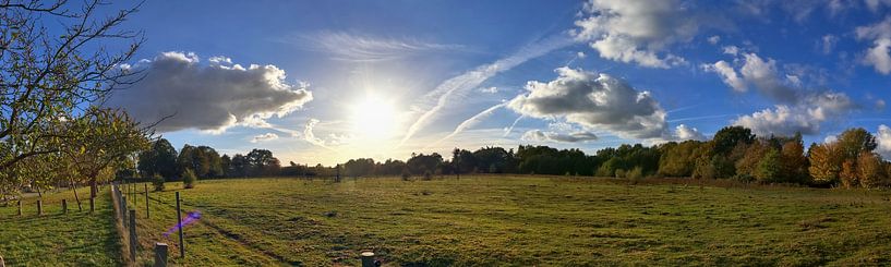 Panorama of a sunset in beautiful landscape by MPfoto71