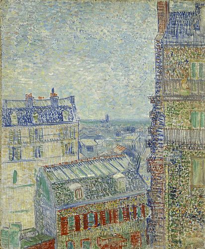 Uitzicht vanuit Theo's appartement, Vincent van Gogh - 1887