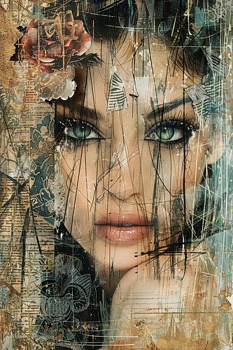 painterly female portrait