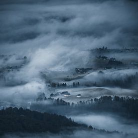 foggy mornings van Dylan Shu