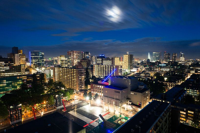 Rotterdam Skyline van Martijn Smeets