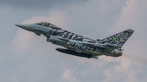 Luftwaffe Eurofighter Typhoon in tijger livery.