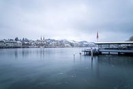 Luzern in de winter van Severin Pomsel thumbnail