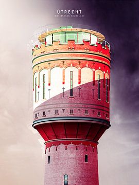 Water tower Heuvelhof by Gilmar Pattipeilohy