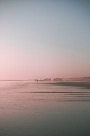 Evening sun beach Brittany | Nature photo France | Atlantic coast travel photography photo print