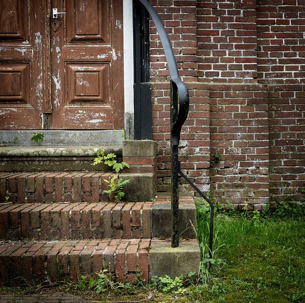 Detailfoto van kerkdeur van Bo Scheeringa Photography