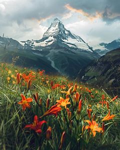 Erhabene Ruhe, sommerliche Alpen