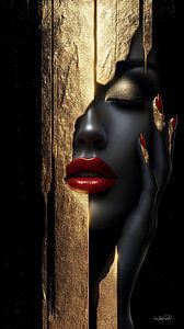 gold - schwarz - rot