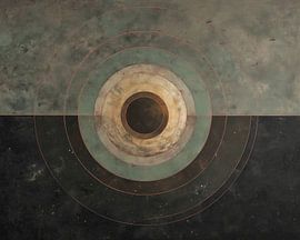 Concentric Calm van Blikvanger Schilderijen