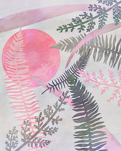 Lovely Botany Pastel Painting